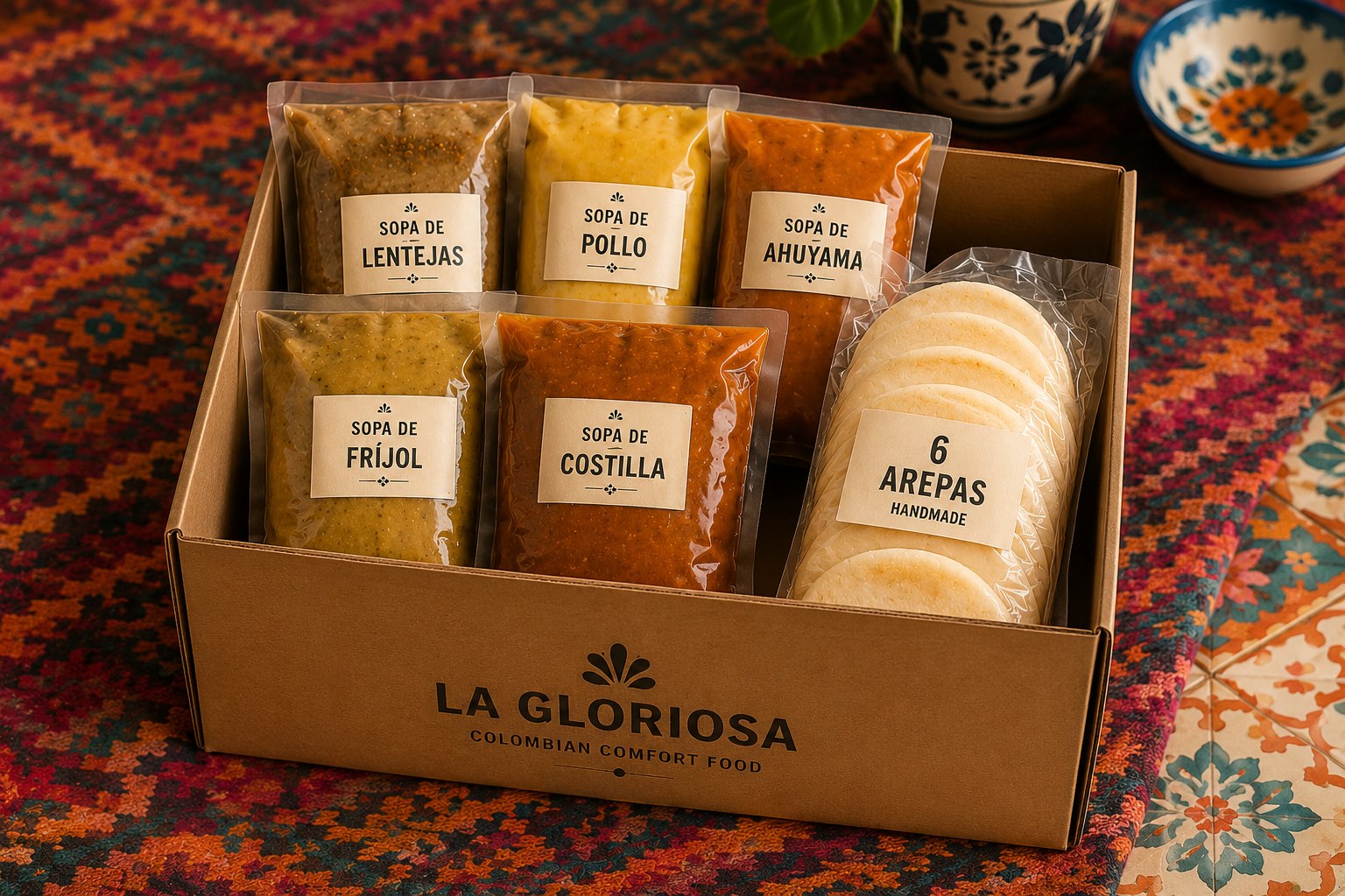 La Gloriosa Colombian food weekly box